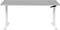 DESTINAS - Verstelbaar bureau - Grijs/Wit - 160 x 72 cm -Spaanplaat