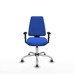 Piqueras y Crespo B1D056G - Bureaustoel - Verstelbare hoogte met armleuning - Blauw
