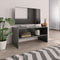 vidaXL - Tv-meubel - 80x40x40 - cm - bewerkt - hout - hoogglans - grijs