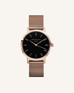 Rosefield The Mercer Dames Horloge - Rosé Goud Ø38mm - MBR-M45