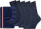 Tommy Hilfiger 5P TIN GIFTBOX STRIPE AND DOT - Sokken Gift Set - Navy