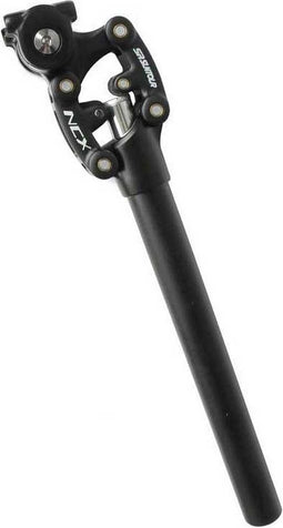 Sr Suntour Suspension Sp12 Ncx Zadelpen Zwart 350 mm / 27.2 mm