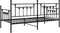 vidaXL - Ligbedframe - Zwart - 107x203 - cm - Staal