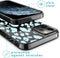 iMoshion Hoesje Geschikt voor iPhone 12 Pro / 12 Hoesje Siliconen - iMoshion Design hoesje - Blauw / Transparant / Design Leopard Blue