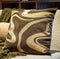 Dutch Decor ROXY - Kussenhoes 45x45 cm - Military Olive - groen met wit - met rits - zonder binnenkussen