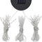 vidaXL - Prieel - met - LED-lichtslinger - 3x4 - m - wit