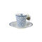Laura Ashley Blueprint Collectables 2 Kop en Schotels / Espresso kopjes - Geschenkset - 9 cl. - Porselein