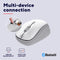 Trust Yvi+ - Draadloze muis - Multi-device connectiviteit - Zwart