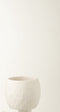 J-Line bloempot Enya - keramiek - gebroken wit - medium - Ø 20 cm
