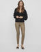 VILA VILAJULI - Oversized V-hals vest - Lange ballonmouwen - Knoopsluiting - Maat XS
