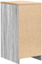 vidaXL - Garagekast - 40x51x85 - cm - massief - grenenhout - grijs - sonoma