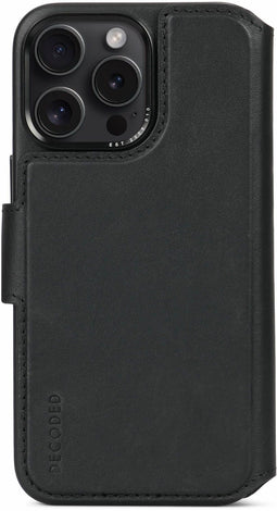 Decoded D24IPO15PMDW5BK - Detachable Wallet - 2-in-1 - Zwart