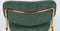 ANLI STYLE LOUNGE CHAIR JOLIEN GOLD/DARK GREEN