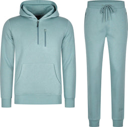 Mario Russo Trainingspak Achilles - Joggingpak - Hoody - Stone Blue - XXL