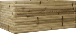 vidaXL - Plantenbak - 110x60x46 - cm - geïmpregneerd - grenenhout