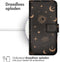 iMoshion Hoesje Geschikt voor iPhone 12 Pro / 12 Hoesje Met Pasjeshouder - iMoshion Design Bookcase smartphone - Zwart / Sky Black