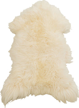 J-Line tapijt Lang Schapenvel - pels - wit
