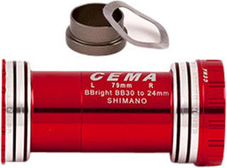 Sram Bracketas BBright42 Int. SRAM GXP-Keramisch-Rood