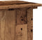vidaXL - Plantenstandaard - 33x33x60 - cm - bewerkt - hout - oud - houtkleurig