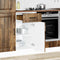 vidaXL - Keuken - onderkast - Lucca - bewerkt - hout - gerookt - eikenkleurig