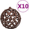 vidaXL - Kunstkerstboom - met - 300 - LED's - kerstballen - en - sneeuw - 180 - cm