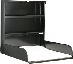 Bybo Pippi - Wandcommode - Opklapbaar met opbergvakken - Zwart