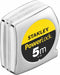 Stanley Rolbandmaat Powerlock 5m - 19mm - Verchroomde ABS behuizing - Geel