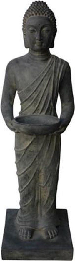 Stone-Lite Deco Tuinbeeld Boeddha black 735