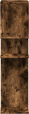 vidaXL - Kamerscherm - / - boekenkast - 92x29x112 - cm - hout - gerookt - eiken
