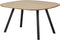 WOOOD Tablo Eettafel met 2-Stand Poot - Eiken - Naturel - 75x130x130