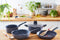 Tefal Healthy Chef - Wokpan - 28 cm - Mineralia + coating - Grijs