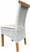 SVJ Eetkamerstoelen - 54x47x97 cm - Rotan - Wit - Set van 6