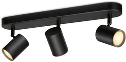 WiZ Imageo - Draaibare spot 3x - Slimme verlichting - Zwart