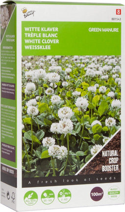 Buzzy® Groenbemester Witte Klaver - 100 gram
