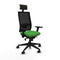 Bureaustoel met hoofdsteun Piqueras y Crespo 3D066N1 Groen