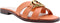 Guess Symo - Slippers - Leer met goudkleurig merkembleem - Oranje (2023)