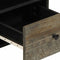 vidaXL - Tv-meubel - 100x33x46 - cm - massief - mangohout - zwart