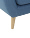 Fauteuil MOTALA Stof Blauw