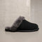 UGG W Scuffette II - Dames Sloffen - Suède/Wol - Zwart/Grijs - Maat 37