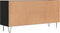 vidaXL - Tv-meubel - 103,5x30x50 - cm - bewerkt - hout - zwart