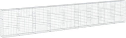 vidaXL - Schanskorf - 900x50x150 - cm - gegalvaniseerd - ijzer - zilverkleurig