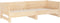 vidaXL - Slaapbank - uitschuifbaar - massief - grenenhout - 2x(90x190) - cm