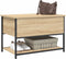 vidaXL - Opbergbankje - 70x42,5x47 - cm - bewerkt - hout - sonoma - eikenkleurig