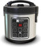 KitchenLove Rijstkoker - 1.8L - Multicooker met Stomer en Slowcooker - Zwart RVS
