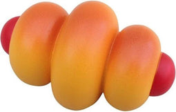 Mama Memo Worstenbroodje Hout 8 Cm Geel/oranje