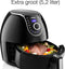 Princess 182055 - Digitale Family Airfryer XXL - 5,2L 1700W 8 programma's - Zwart