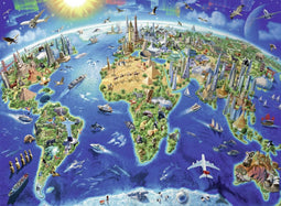 World Landmarks Map 300 PC Puzzle