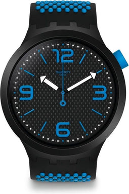 Swatch SO27B101 - Polshorloge - Quartz - 47 mm - Blauw Meerkleurig Zwart