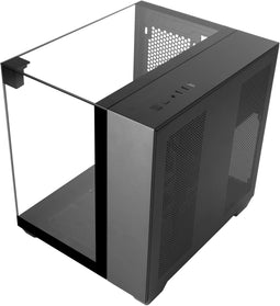 Mars Gaming MC-VISIONM - Mini Tower PC - Micro ATX Mini-ITX - Gehard glas - Zwart