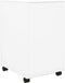 vidaXL - Ladeblok - verrijdbaar - 39x45x67 - cm - staal - wit